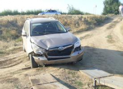  Под Волгоградом «Субару» слетела с дороги: пострадала пенсионерка