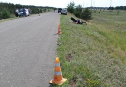 В Волгоградской области водитель скутера упал во время движения