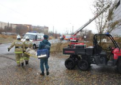 Волгоградские спасатели справились с техногенной катастрофой