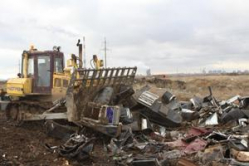 Игровые автоматы со всей Волгоградской области уничтожили бульдозером