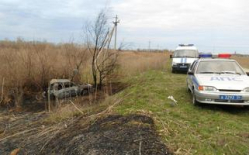 Под Волгоградом погибли юные пассажиры опрокинувшейся и загоревшейся машины