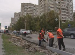 В Волгограде ремонт на улице Пархоменко завершится к концу октября