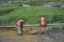 На автотрассах Волгоградской области ведутся ремонтные работы
