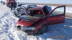 В тройном ДТП в Волгоградской области погибла женщина
