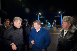 В Волгограде на Комсомольском путепроводе открылось движение