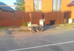 В Волгоградской области мотоциклист врезался в опору газопровода