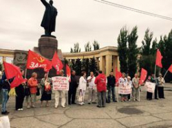 Волгоградские коммунисты вновь провели пикет против результатов выборов