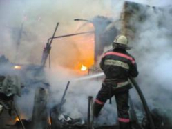 На трассе в Волгоградской области сгорел грузовик МАН