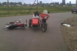 В Волгоградской области пострадал 4-летний пассажир мотоцикла