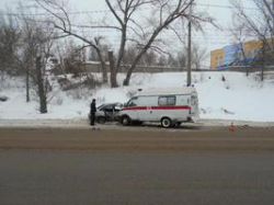 В Волгограде иномарка таранила карету «Скорой помощи»