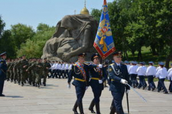 На Мамаевом кургане прошла церемония вручения знамени региональному УФСИН по Волгоградской области