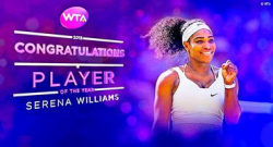 Серена Уильямс признана лучшей теннисисткой года