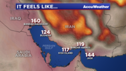 Юг Ирана изнывает от 74-градусной жары