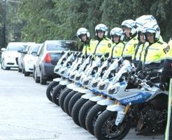 Волгоградские полицейские вывели на улицы свои мотоциклы