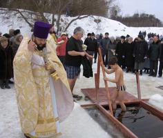 В Волгограде в день Крещения Господня будут организованы 7 купелей