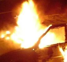 В Волгограде ночью сожгли раритетное авто