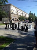 В центр Волгограда вернули шахматный городок